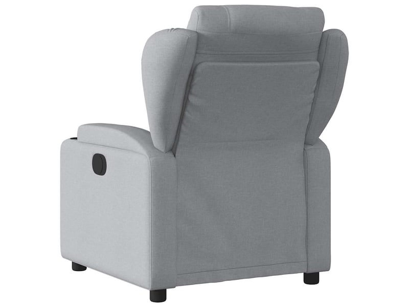  Fauteuil de massage inclinable électrique gris clair tissu shl77222  - Conforama E