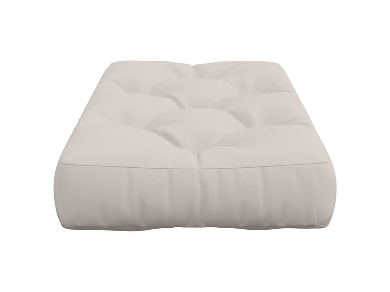  Coussin de siège en palette, coussin d'assise vianen 100 % polyester blanc cf55870  - Conforama C