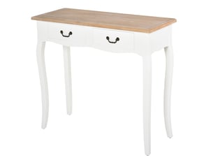 Console 2 tiroir(s)  coloris blanc <strong></strong> <strong></strong>