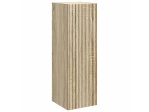 Cabinet salle de bain mural, meuble de rangement chêne sonoma 33x34.5x60 cm shl3848