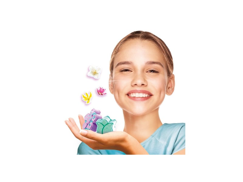 Kit diy bombes de bain en forme de fleurs pour 10 bombes moules pastel CTBBD052 - Conforama C
