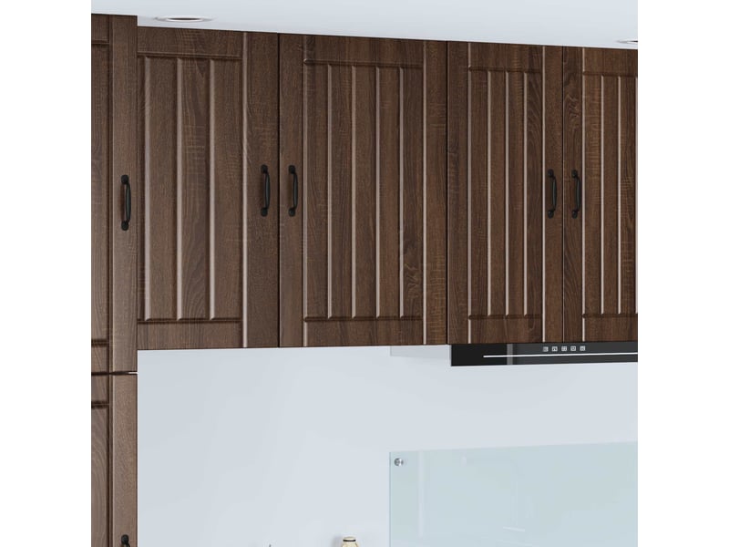  Armoire de cuisine chêne brun 50x31x80cm bois d'ingénierie shl5424  - Conforama B