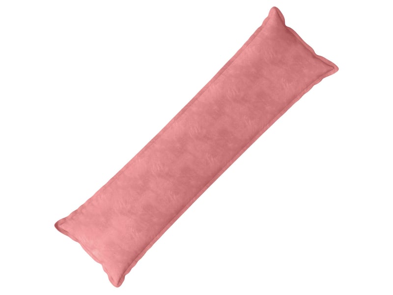  Coussin avec oreiller, coussin décoratifs houten rose 40 x 145 cm fløjl cf51341  - Conforama A
