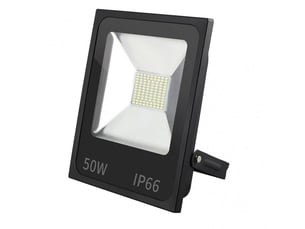 Fabrilamp dacita projecteur led extérieur 50 w, 4 500 lm, 6500 k, ip66, noir