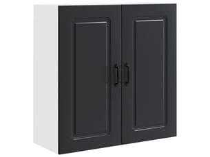 Meuble mural de cuisine | armoire de cuisine noir 80x31x80cm shl865