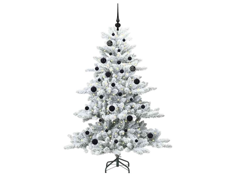 Sapin de noël, arbre de noël artificiel à branches articulées blanc 150 cm shl9944  - Conforama C
