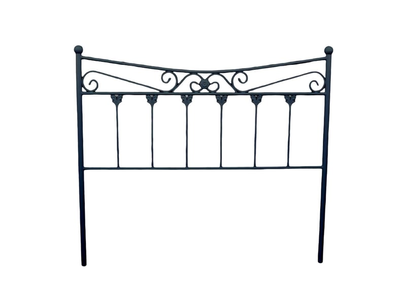  Tête de lit en fer forgé conde - fer forgé tube 30 mm, peinture époxy-polyester, hauteur 125 cm 8435720071009 - Conforama A