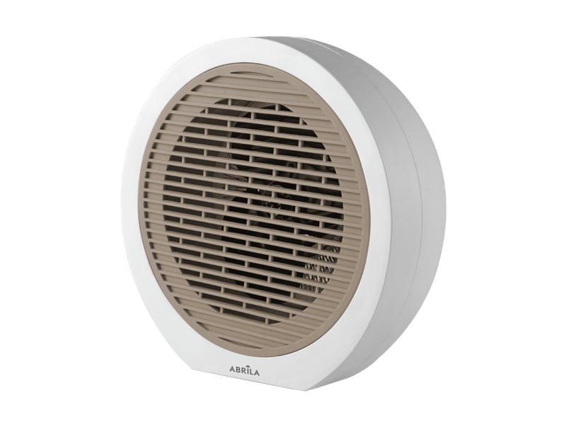  Chauffage soufflant ABRILA Brindisi 2000 W blanc et beige, 2 puissances, ventilation, thermostat réglable et sécurité anti-basculement 228322015 - Conforama A