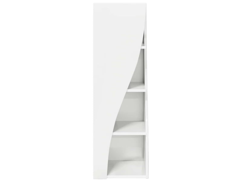  Meuble d'angle, meuble de rangement salon 32x32x102cm bois d'ingénierie  - Conforama E