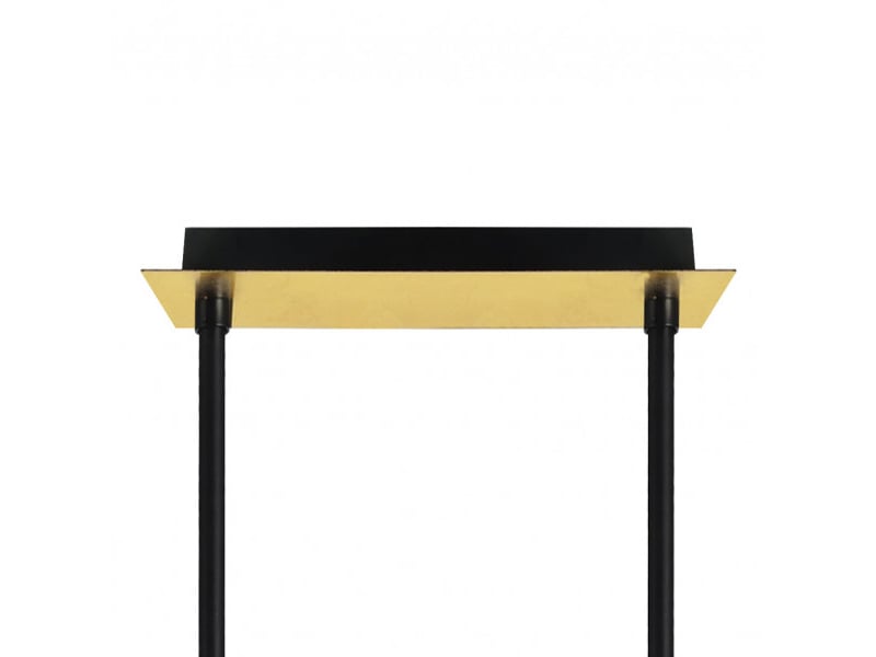  Fabrilamp ciudad del cabo, lampe, moderne, led, 24 w, 1920 lm, 4000 k, noirdoré, 40-62 x 85 x 15 cm 153654016 - Conforama E