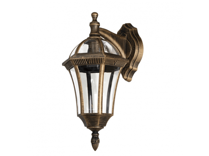  Applique extérieure classique fabrilamp comino or vieilli, 1 x e27, ip44, 41,1 x 17 x 6 cm 126161016 - Conforama E