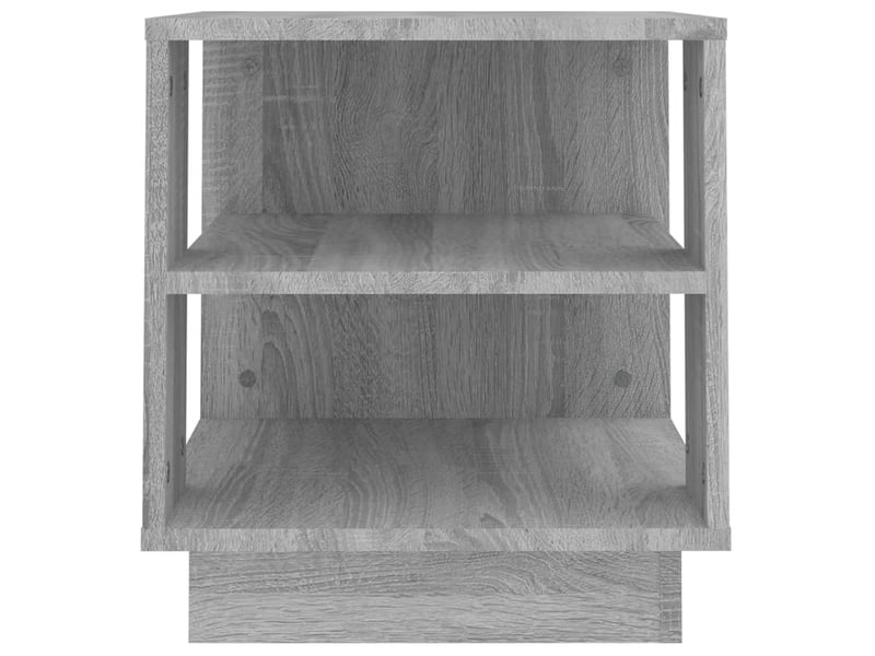  Table basse | table de salon sonoma gris 40x40x43 cm bois d'ingénierie  - Conforama E