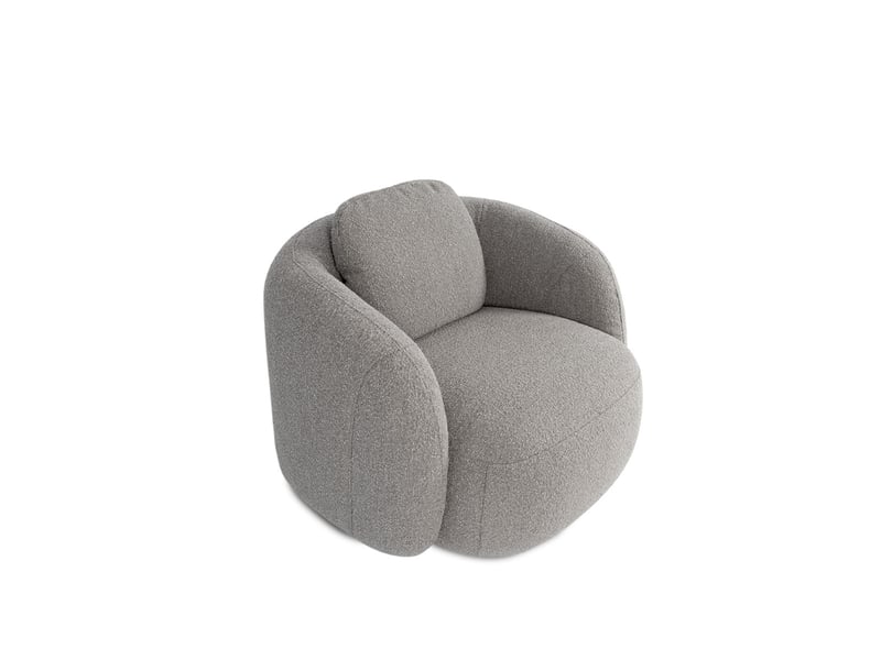  Fauteuil luna gris 3 places 3CA57.AS.1D.09 - Conforama C