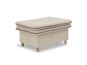 Pouf / repose pied MIUFORM Sam beige