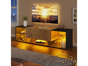 Meuble tv coloris bicolore 160 cm <strong></strong> <strong></strong>