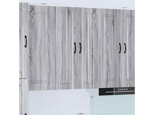 Meuble mural de cuisine, armoire de cuisine sonoma gris 60x31x100cm