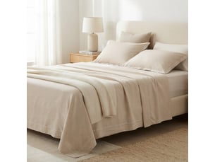 Drap plat en percale de coton confort