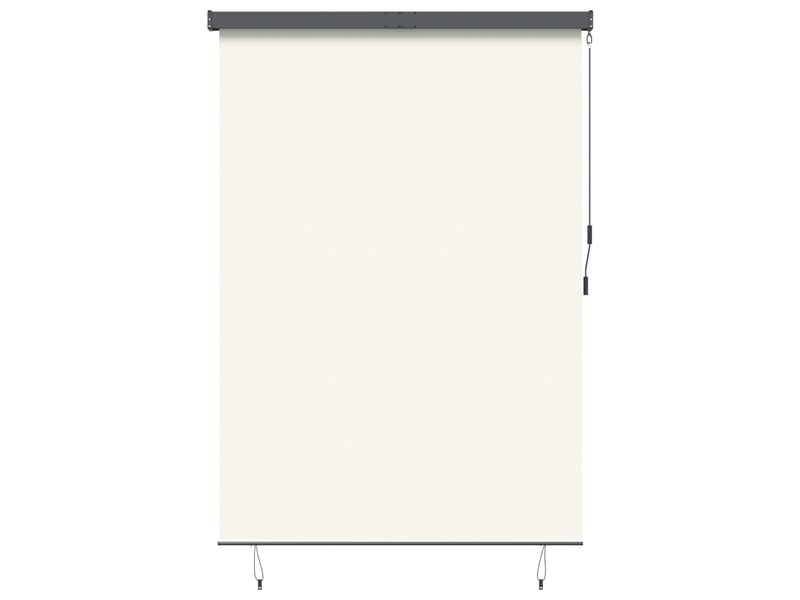Store enrouleur, store à rouleau crème 180 x 250 cm tissu et aluminium cf44960 - Conforama A