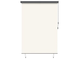 Store enrouleur, store à rouleau crème 180 x 250 cm tissu et aluminium cf44960