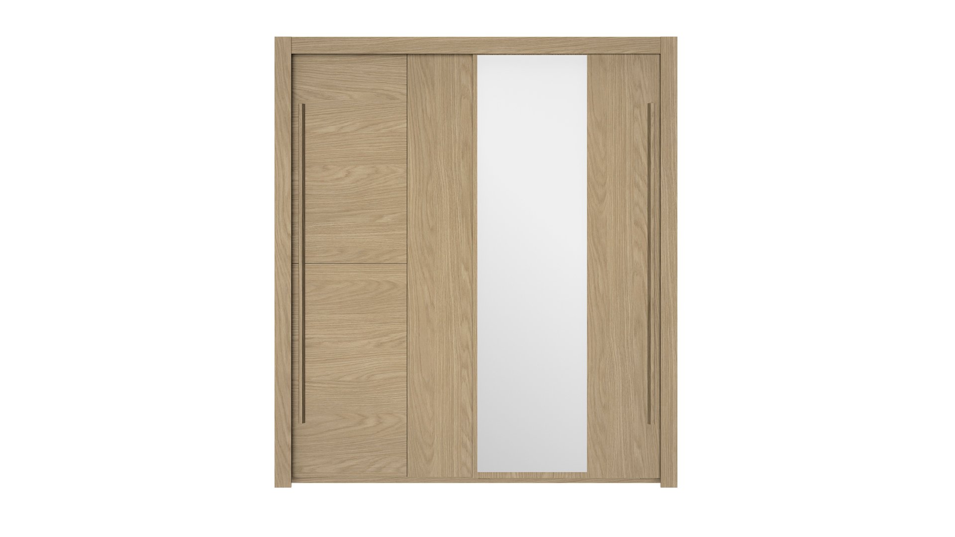 Armoire CYRIS bois clair 205 Conforama