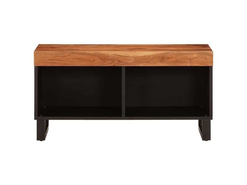  Meuble tv - banc tv - meuble de rangement 85x33x43,5 cm bois d'acacia massif  - Conforama C