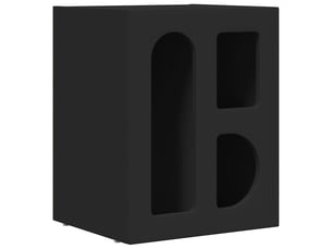 Table de chevet - cabinet de chevet - table de nuit elst noir 40 x 35 x 50 cm bois d'ingénierie