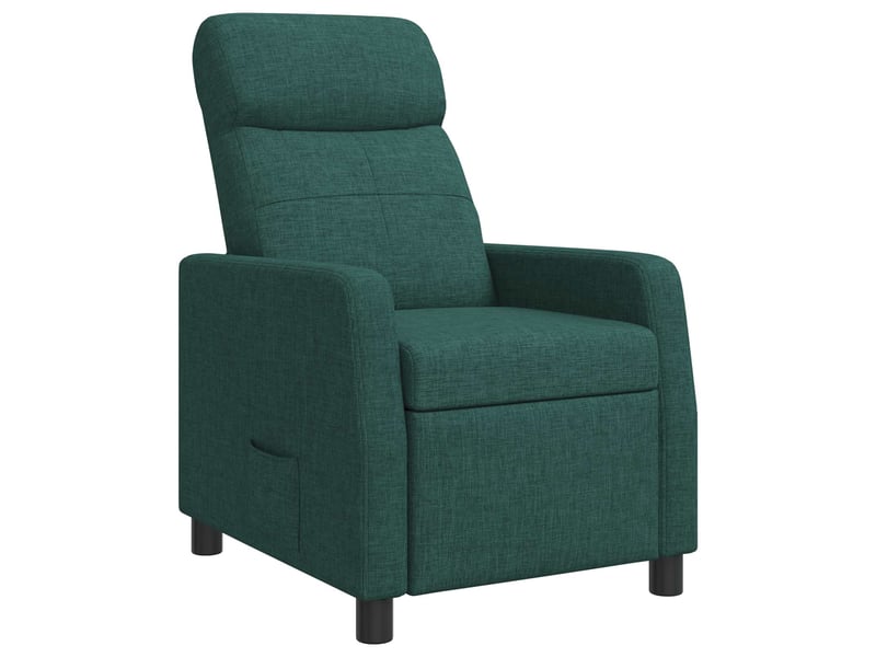  Vidaxl fauteuil inclinable vert foncé tissu  - Conforama A