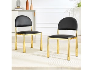 Ensemble table arrondi(e) 2 chaise(s) <strong>VIVRYN</strong> <strong></strong>