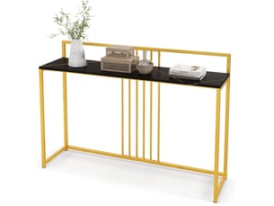 Console 0 tiroir(s)  coloris noir <strong>GIANTEX</strong> <strong></strong>
