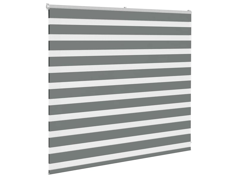  Store zèbre, store de fenêtre gris foncé largeur du tissu 160,9 cm polyester cf48590  - Conforama C