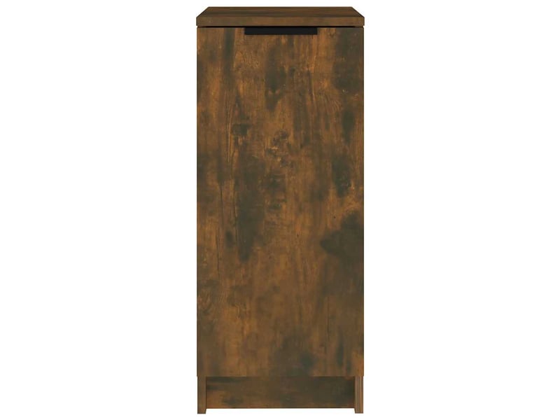  Meuble à chaussure | armoire à chaussures chêne fumé 30x35x70 cm bois d'ingénierie  - Conforama E