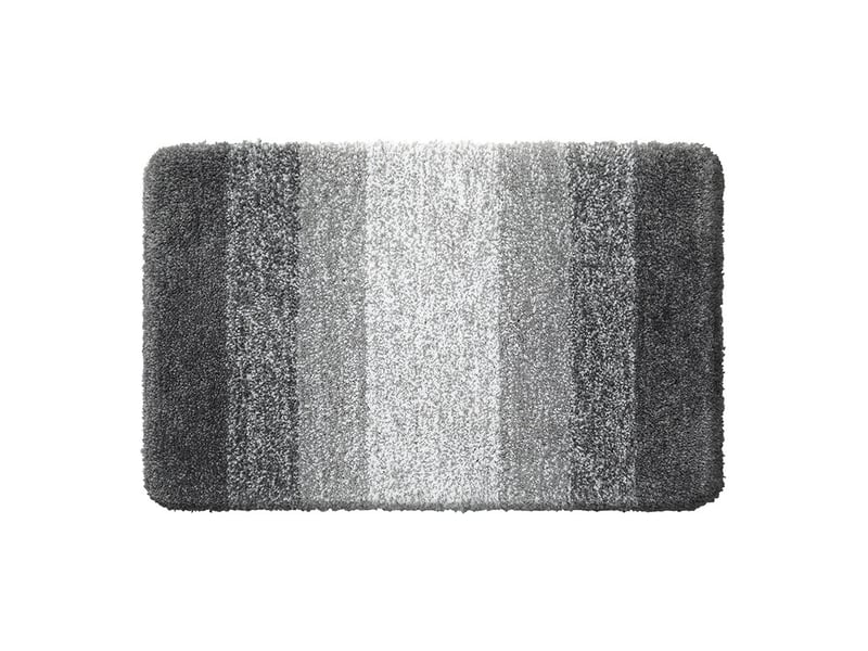  Tapis de bain 40 x 60 cm microfibre antiderapant extra absorbant grise  - Conforama A