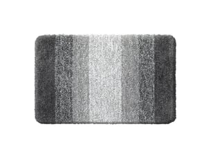 Tapis de bain 40 x 60 cm microfibre antiderapant extra absorbant grise