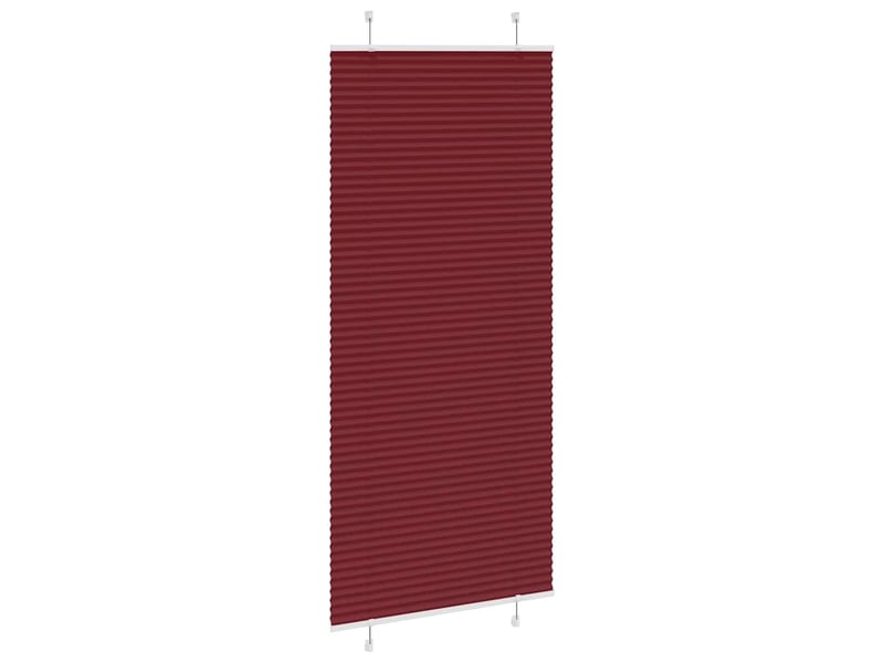 Store plissé, store de fenêtre rouge bordeaux 90x200 cm largeur du tissu 89,4 cm cf47065  - Conforama D