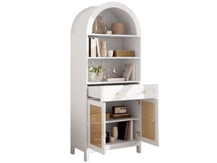 Armoire 2 porte(s) battante  1 tiroir(s) BEAOK  coloris bicolore largeur 70 cm