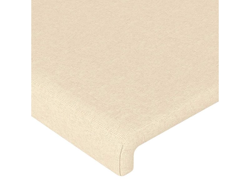  Tête de lit à led, décoration murale à led crème 160x5x7888 cm tissu pour lit adulte shl3600  - Conforama E