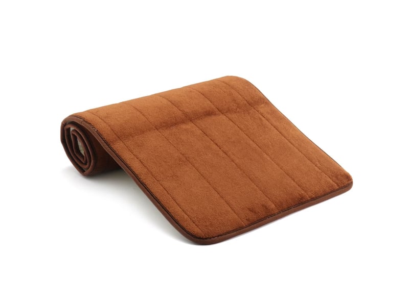  Tapis de bain en mousse à mémoire de forme antidérapant - 32 x 20 pouces - brun café  - Conforama C