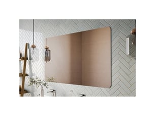 Miroir salle de bain rectangulaire 120x70 cm sans cadre design