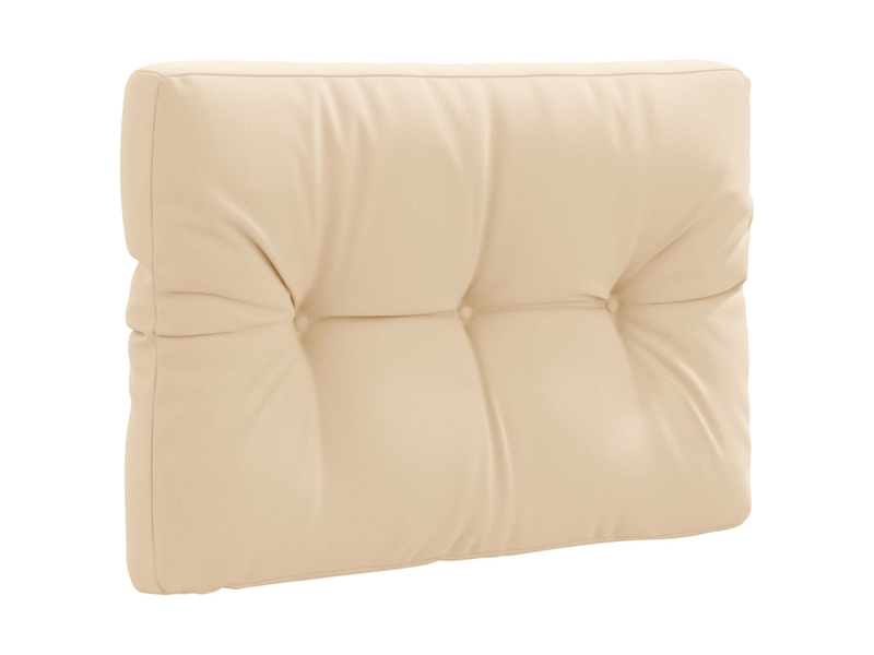  Coussin de dossier de palette, coussin de dos vianen 100 % polyester crème cf55153  - Conforama A