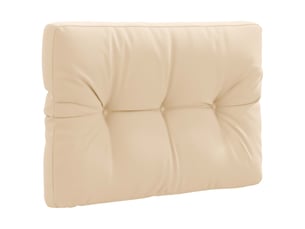 Coussin de dossier de palette, coussin de dos vianen 100 % polyester crème cf55153