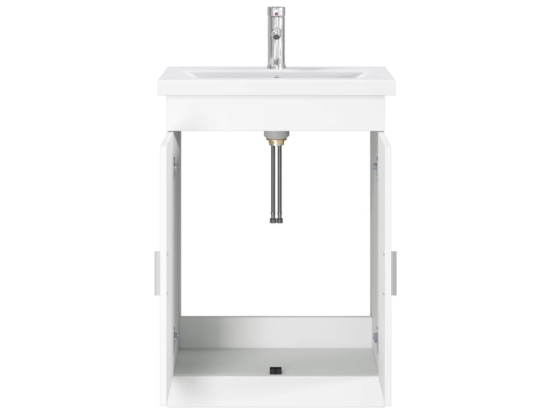 Ensemble de mobilier de salle de bain blanc 61x40x84.5 cm shl6134 - Conforama C