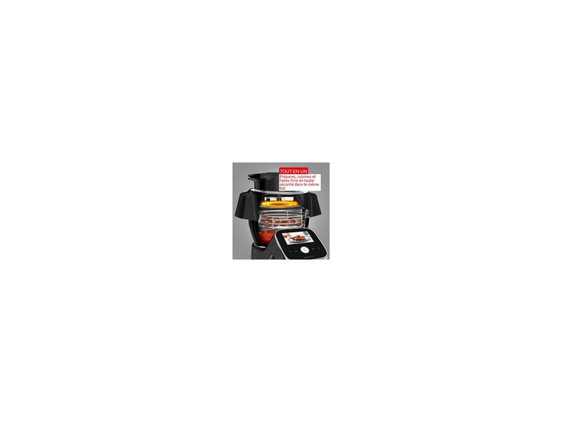  Robot cuiseur multifonction i-companion touch 1550 w avec extension air fryer 8221847 - Conforama D