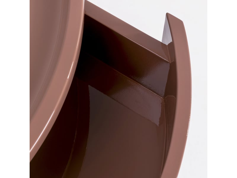  table d'appoint lolly 45cm moka kare design  - Conforama C