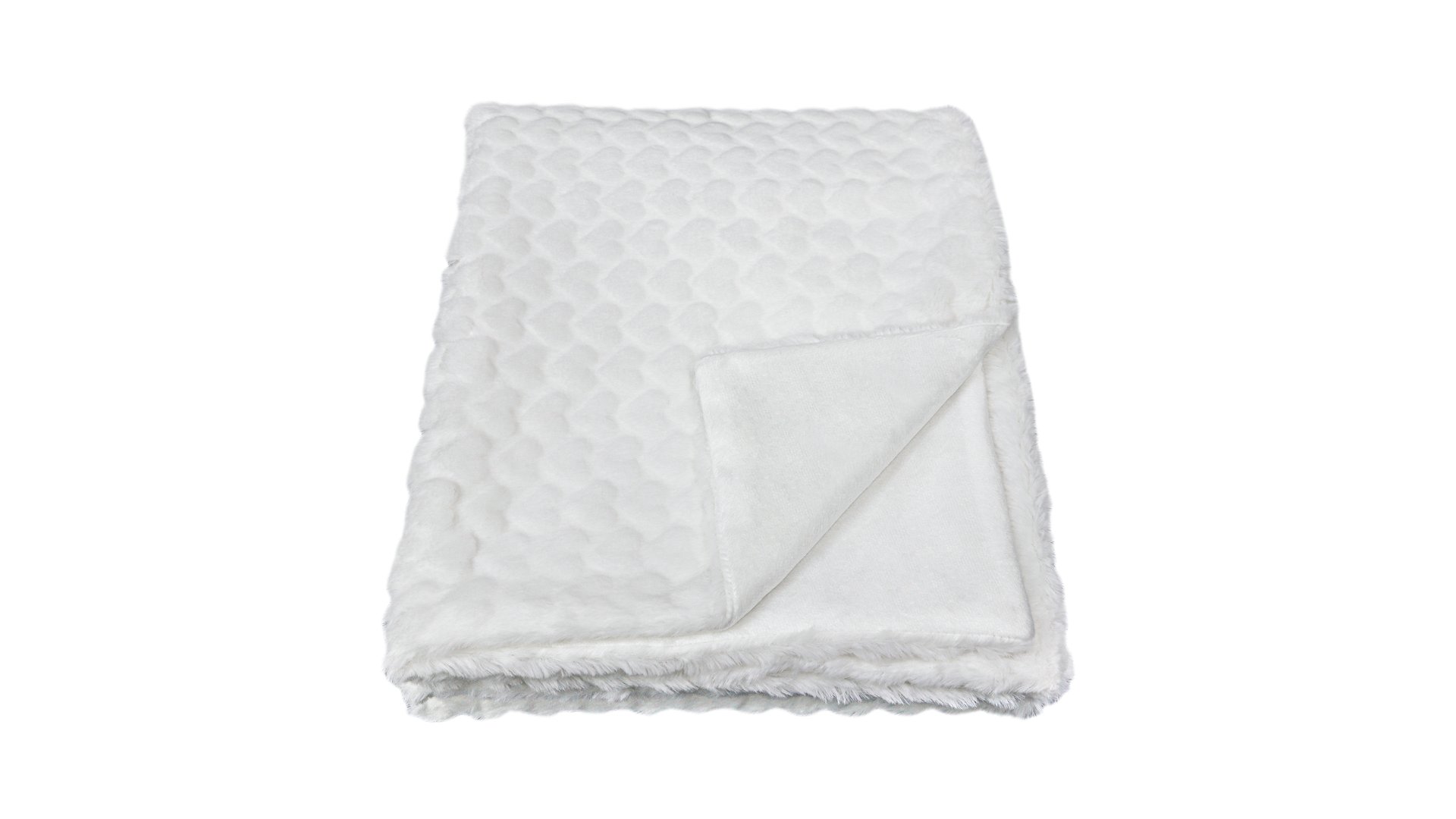 CONFORAMA Plaid 130X170CM blanc ALMA