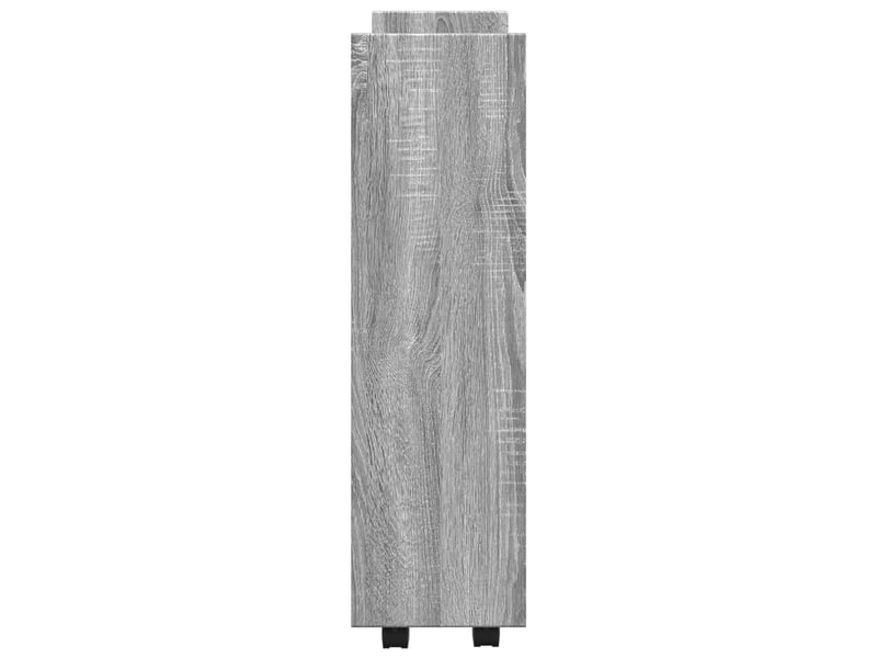  Chariot de rangement étroit pour bureau 3 niveaux sonoma gris shl63955  - Conforama E