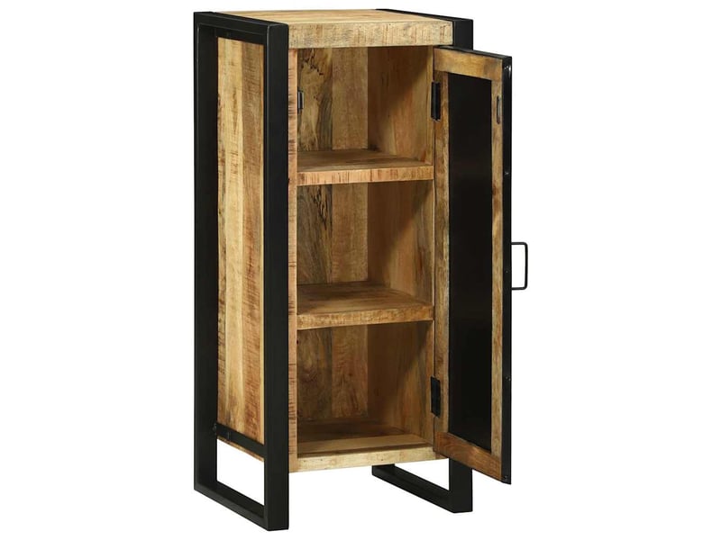  Armoire de salle de bain, cabinet de salle de bain marron bois de mangue massif cf65108  - Conforama D