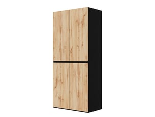Armoire 4 porte(s) battante  3 tiroir(s) MAISENTIEL  coloris bicolore largeur 90 cm