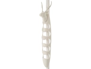 Porte-bouteilles cerf yasmine 109cm blanc