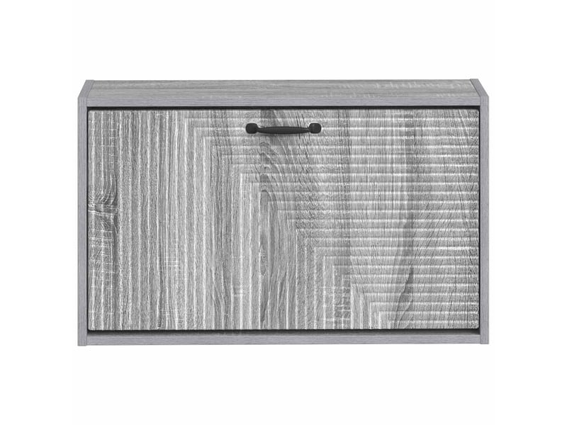  Meuble à chaussures mural, armoire à chaussures haarlem 71x17x43 cm sonoma gris  - Conforama D