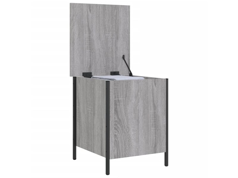  Banc chambre, banc de rangement sonoma gris 40x42,5x50 cm bois d'ingénierie  - Conforama E